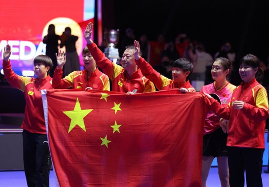 国乒女队谈世乒赛决赛：“我们也挺为自己感动”