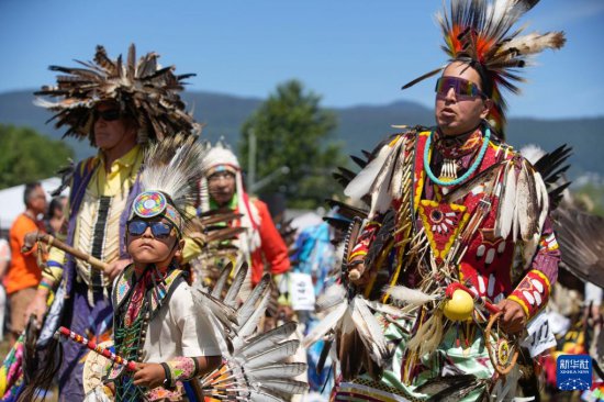 加拿大举行<em>印第安</em>原住民传统“帕瓦”活动