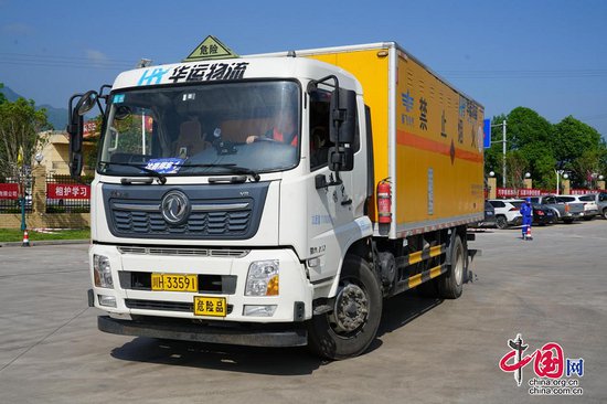 旺苍县总工会举行货车司机技能竞赛