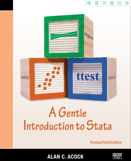 Stata<em>图书推荐</em>《A Gentle Introduction to Stata》第六版 Stata17...