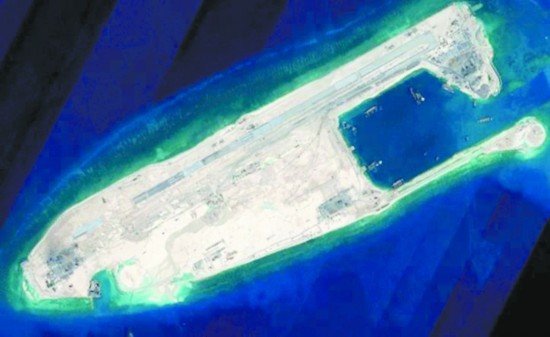 陆域<em>吹</em>填工程即将完成 中国公布南沙岛建显透明