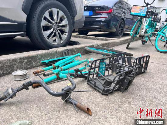 上海：万余辆共享<em>单车</em>被拆解贩卖 涉案金额超千万元