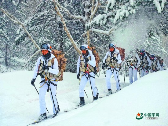 军事体育技能面面观丨穿林海 跨雪原