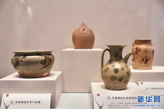 “唐风妙彩——长沙窑瓷器精品展”在武汉博物馆开展