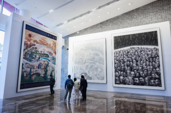 “翰墨履痕——冯远艺术展”在上海海派艺术馆开幕