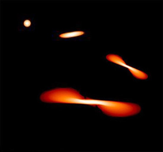 科学家目睹恒星被黑洞“拍扁”过程