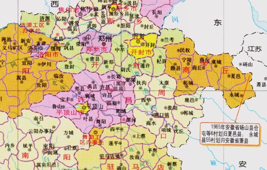 河南省的<em>区划调整</em>，17个地级市之一，商丘市为何有11个区县？