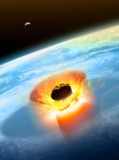 当<em>灭绝恐龙的</em>小行星撞击地球时，会发生<em>什么</em>呢？