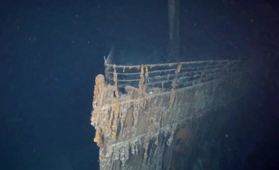 <em>泰坦尼克号</em>残骸8k分辨率画面公布 更多船体细节曝光