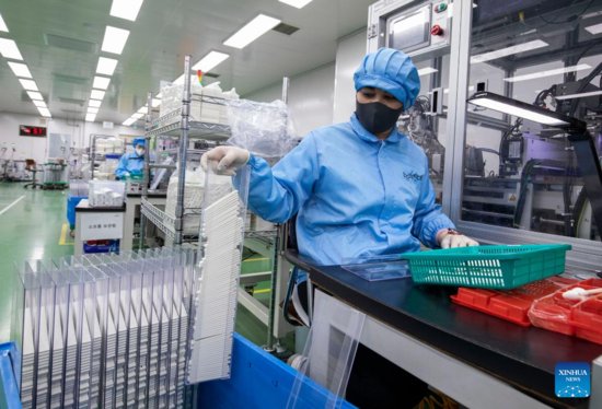 In pics: COVID-19 testing kits production line in Chuncheon,...