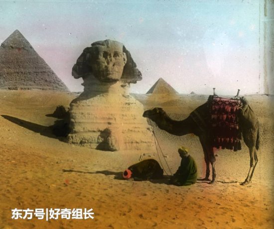 100年前<em>的埃及金字塔</em>、狮身人面像老照片