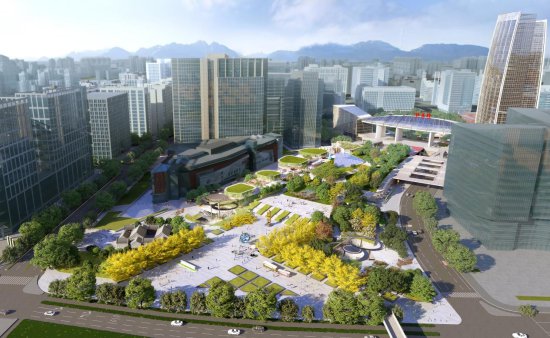 打造公园式商业街区 北京中关村广场迎来更新改造