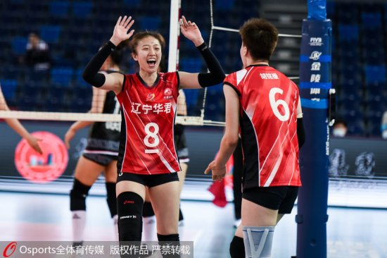 高清：中国女排超级联赛第四轮 辽宁华君3-0击败北京汽车