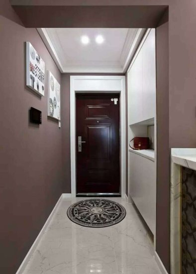 74平现代风二居室用极鲜艳的调色，让生活的居室显得别具风情