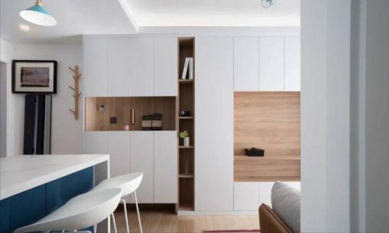 42㎡小户型单身公寓现代风，时尚又大方，空间利用得好优秀！