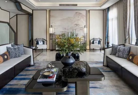 11套新中式风格<em>客厅装修设计</em>，彰显待客有道，传统韵味魅力十足...
