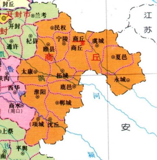 河南商丘，巅峰时期下辖14个<em>县</em>，转了一圈又回到原点！