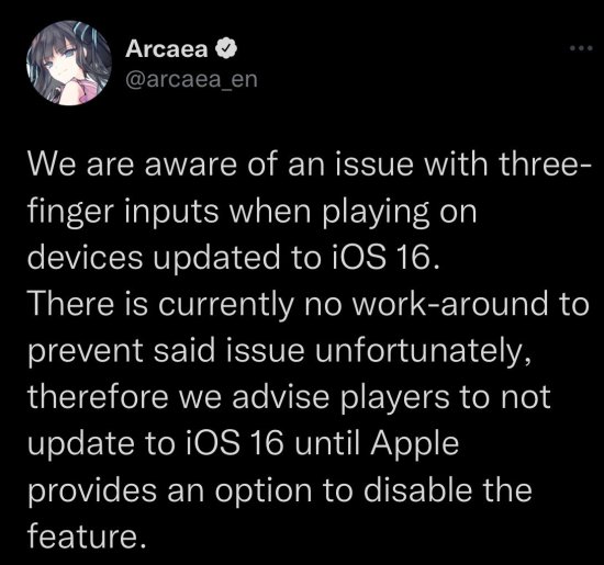 iOS 16<em>更新</em>导致多款节奏游戏<em>无法</em>正常游玩