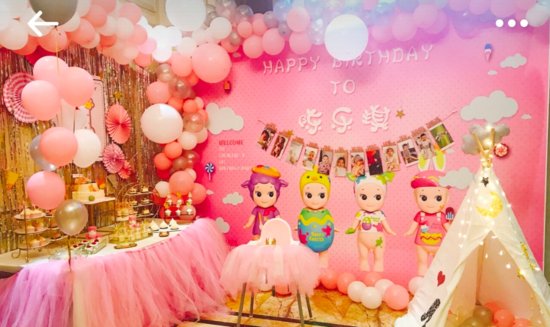 在郑州如何让宝宝宴<em>气球简单布置</em>既实惠又好看呢