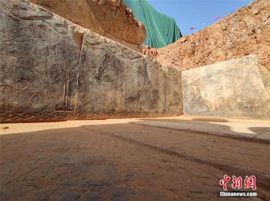 <em>洛阳</em>发掘一处西汉中<em>小型</em>古墓群 出土精美的画像砖