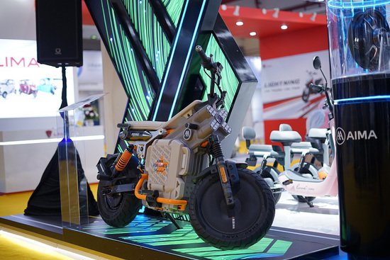 爱玛电动车首度亮相印尼国际两轮车展 主打产品成印尼时尚出行...
