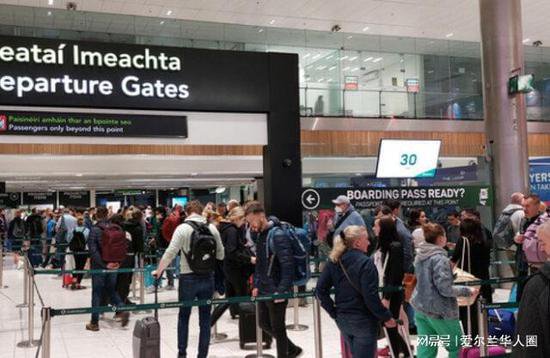 都柏林机场昨天取消了148个航班，今早又取消29个航班