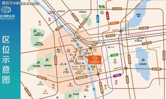 苏州古运河畔金街离<em>哪个地铁站</em>近|配套设施有哪些