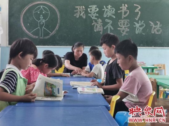 河南民权：村小学开了暑假“爱心书屋”