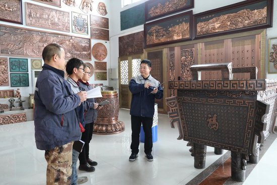 河北易县：打造“燕都铜雕工匠”劳务品牌 实现带动3万余人就业