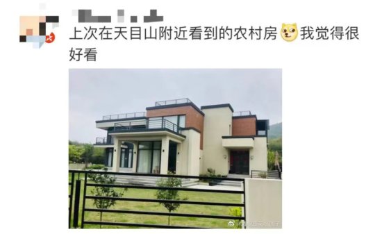 杭州一农村自建房太漂亮上热搜！网友慕了，评论区“卧虎藏龙”
