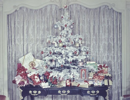 温馨老照片：上世纪五六十年代<em>美国</em>家庭的圣诞<em>装饰</em>