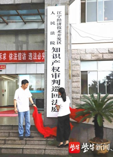 江宁开发区法院7月1日起受理知产案件，设立两处巡回法庭