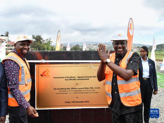 中企承建肯尼亚米轨铁路项目正式启动