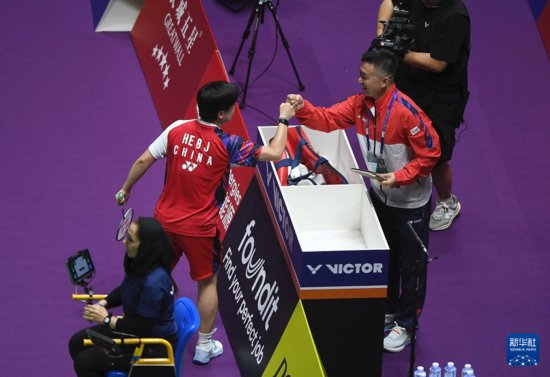 羽毛球——尤伯杯：中国队胜新加坡队