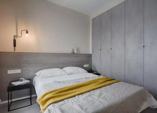 74平简约二居室<em>卫生间</em>采用干湿分离的设计，空间清新又自然