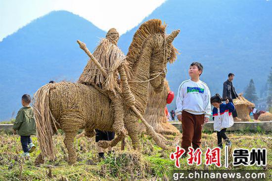 贵州毕节百里杜鹃管理区举办第二届稻草文化艺术节