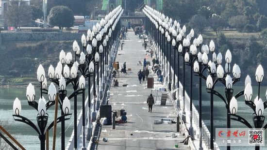 焕然一新！改造后的丹江口市均州大桥将于本月底恢复通车