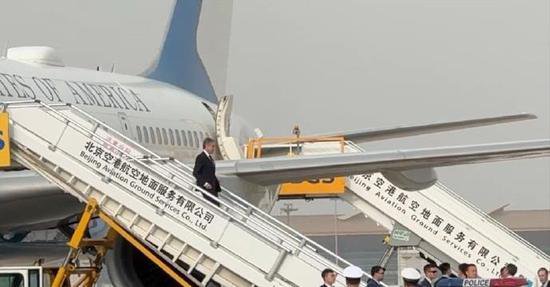 美国国务卿布林肯抵达<em>北京</em>