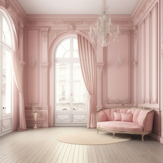 粉色风格客厅沙发装修<em>设计</em>图片