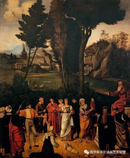 著名的意大利威尼斯画派画家乔尔乔内<em>油画作品</em>欣赏