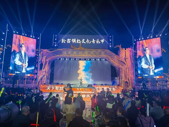轮台县：胡杨文化音乐节持续火热来袭