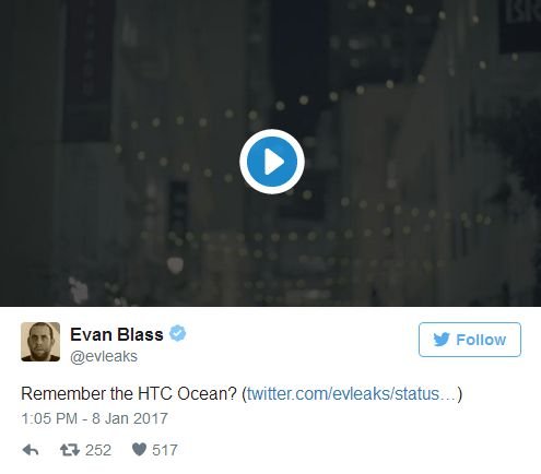 HTC Ocean手机宣传视频泄露 侧边交互亮了