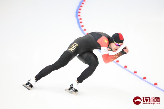 <em>北京</em>冬奥速度滑冰男子<em>1000</em>米比赛 宁忠岩滑出1分08秒60