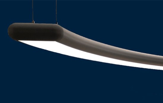 19米长！世界最长的昼夜节律吊灯在丹麦亮相