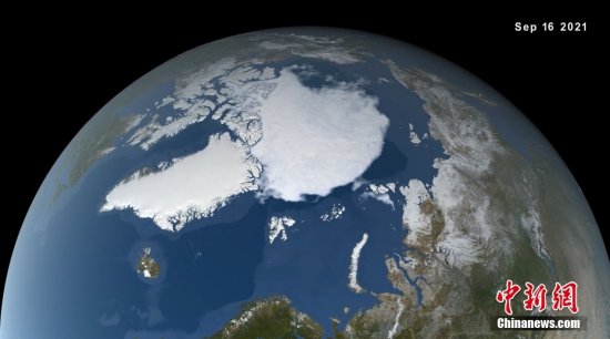 <em>北极海冰</em>面积迎来年度峰值 达1488万平方公里