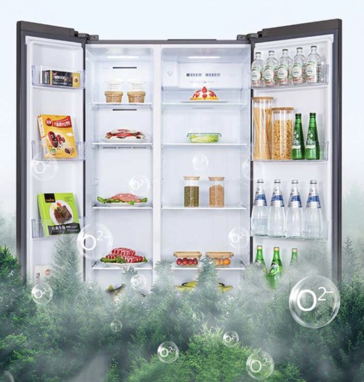 双十一火热进行中TCL 520升星玄青系列冰箱诠释内外科技之美