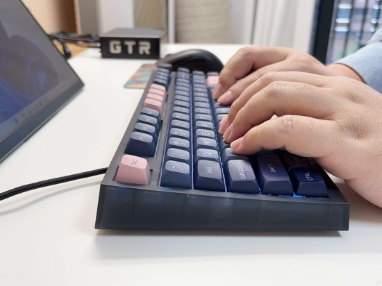 SKYLOONG（小呆虫） GK75冰川光轴RGB旋钮版机械<em>键盘使用</em>...