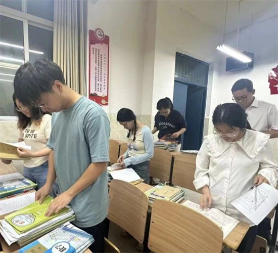 全南县大吉山学校举行2024年教学常规展示活动