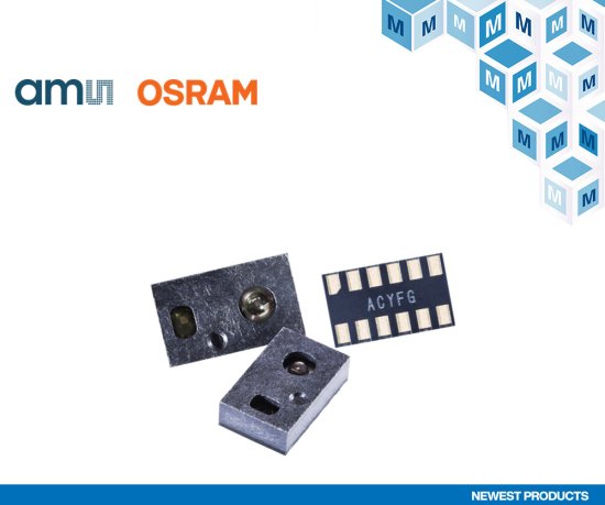 贸泽开售ams OSRAM TMF8820、TMF8821和TMF8828多区飞行...