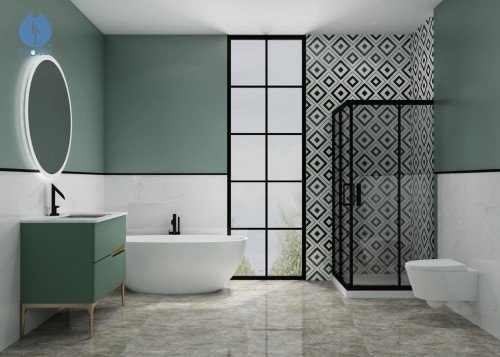 康健卫浴:<em>长方形</em>或<em>正方形的</em>浴室适合安装哪种淋浴房产品?